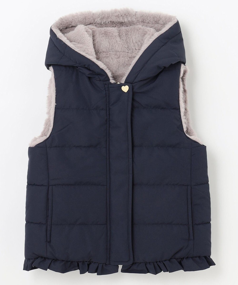 ANY KIDS ボア リバーシブル ベスト 