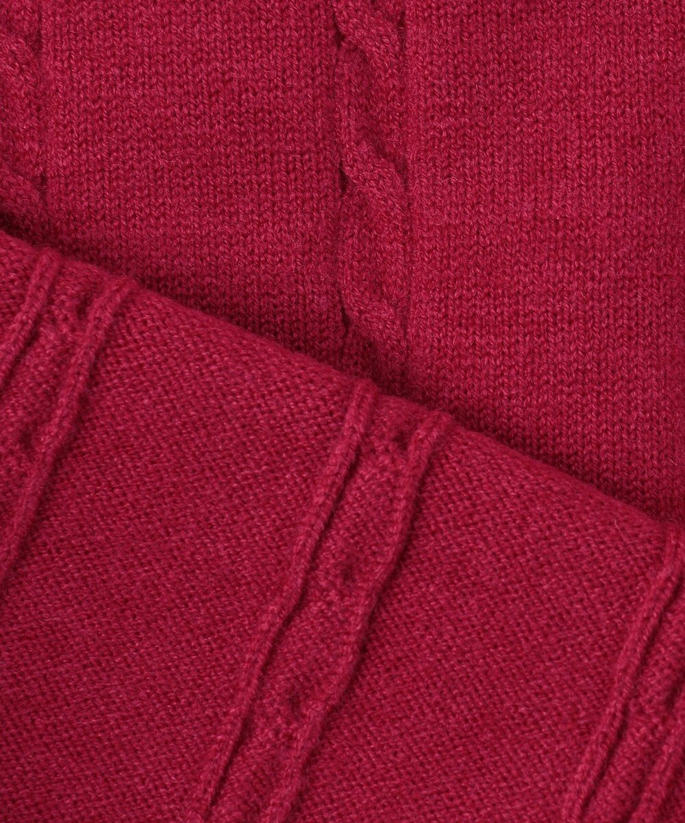 23区GOLF 【WOMEN】【洗える】ストレッチカラー ニット 