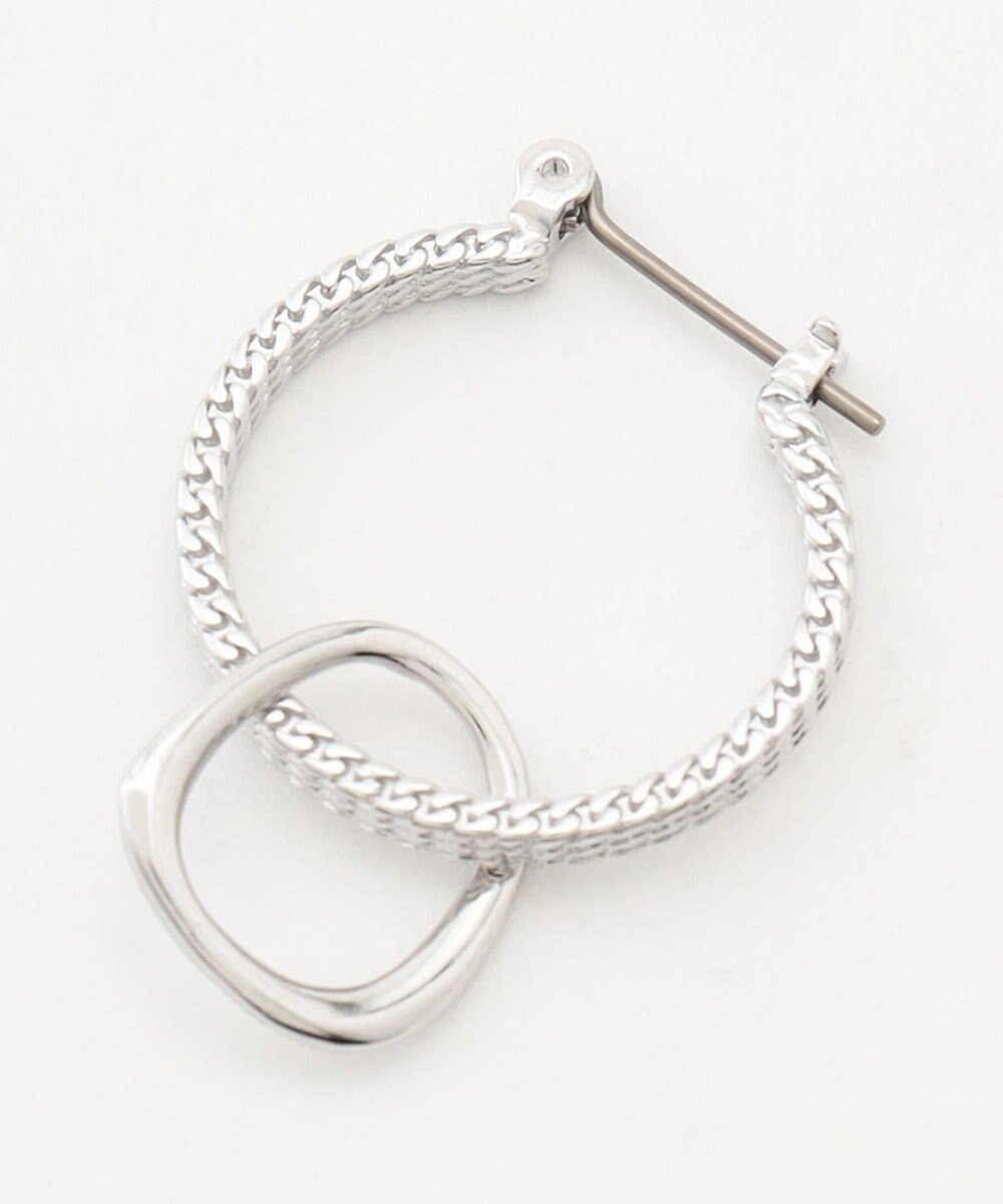 ICB チェーンフープピアス 