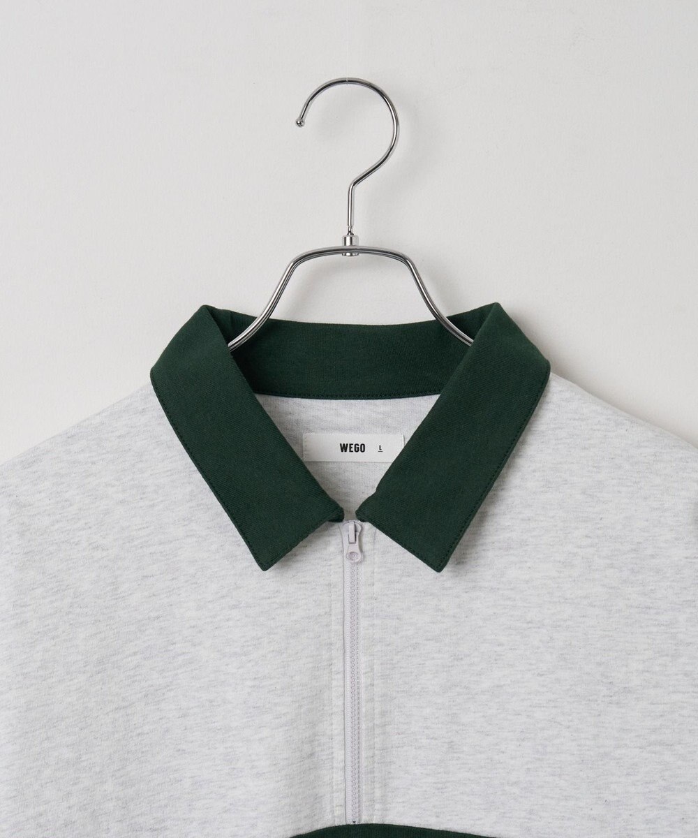 WEGO ワンポイントカラーブロックプルオーバー 