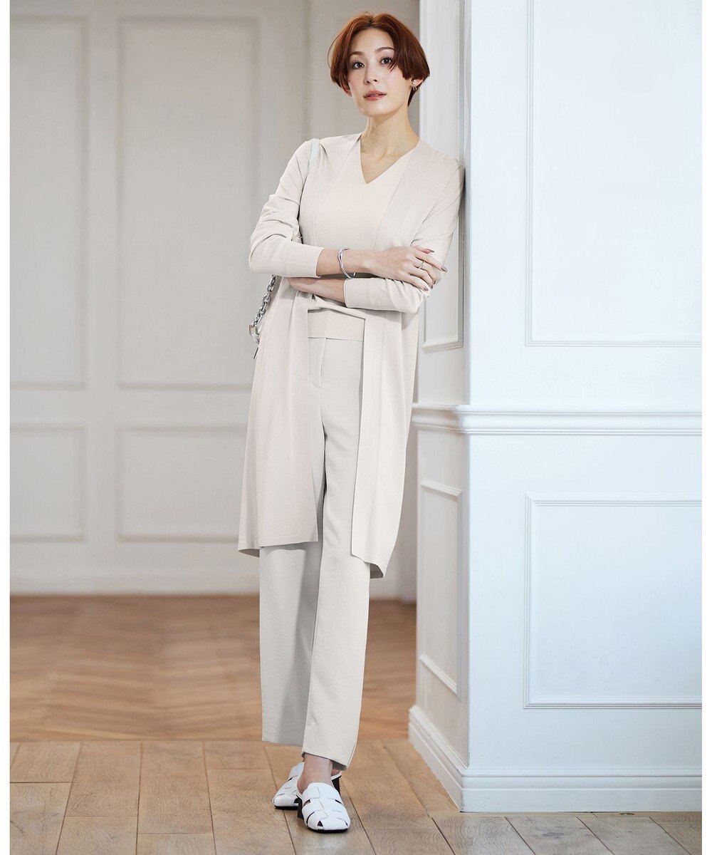 ICB 【WEB限定カラーあり】 シンセティックハイゲージ ロングカーディガン 