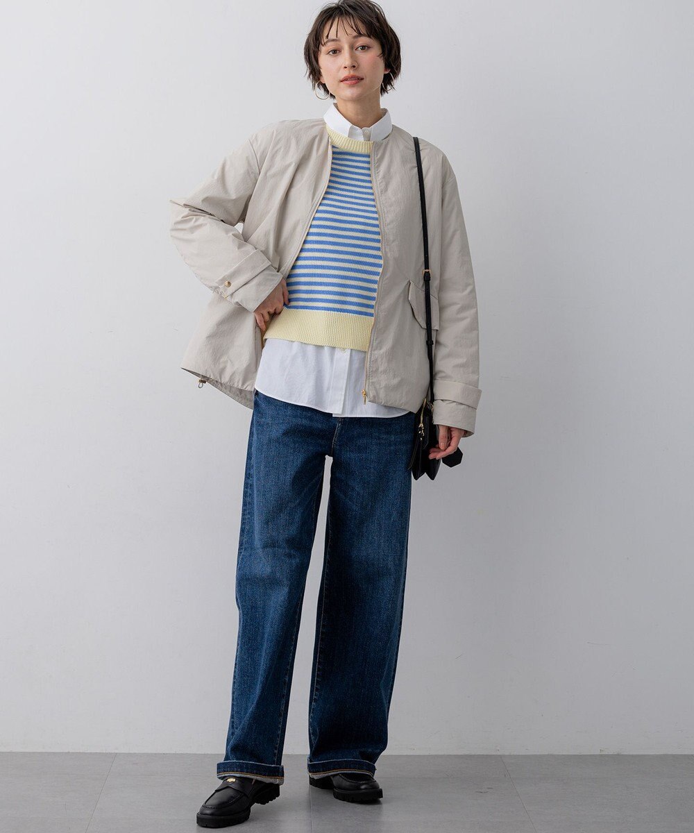 23区 【一部先行予約/VERY掲載】CANCLINI シャーティング ベーシックシャツ 