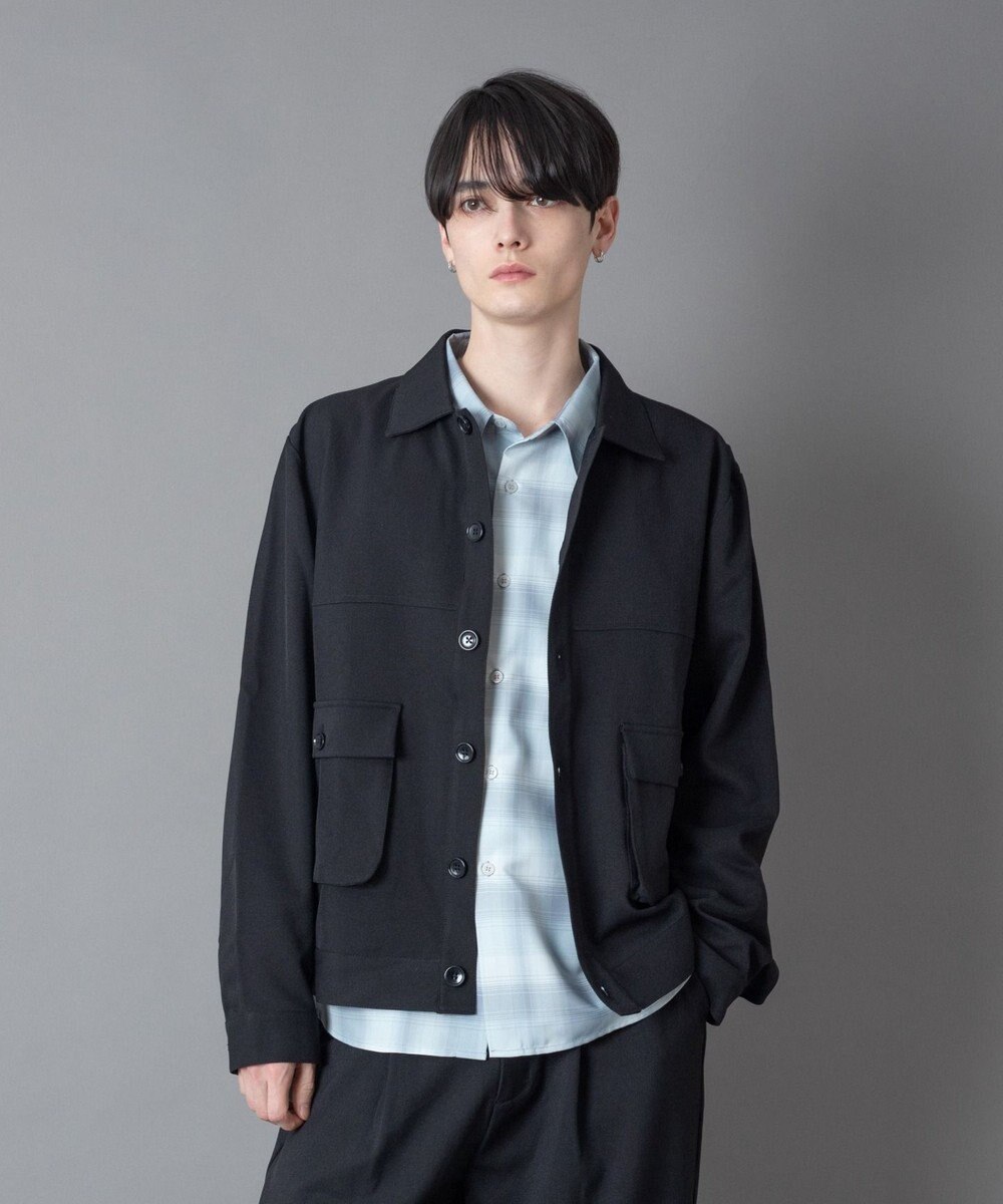 WEGO 【ユニセックス着用ITEM】ダブルポケットショートジャケット 