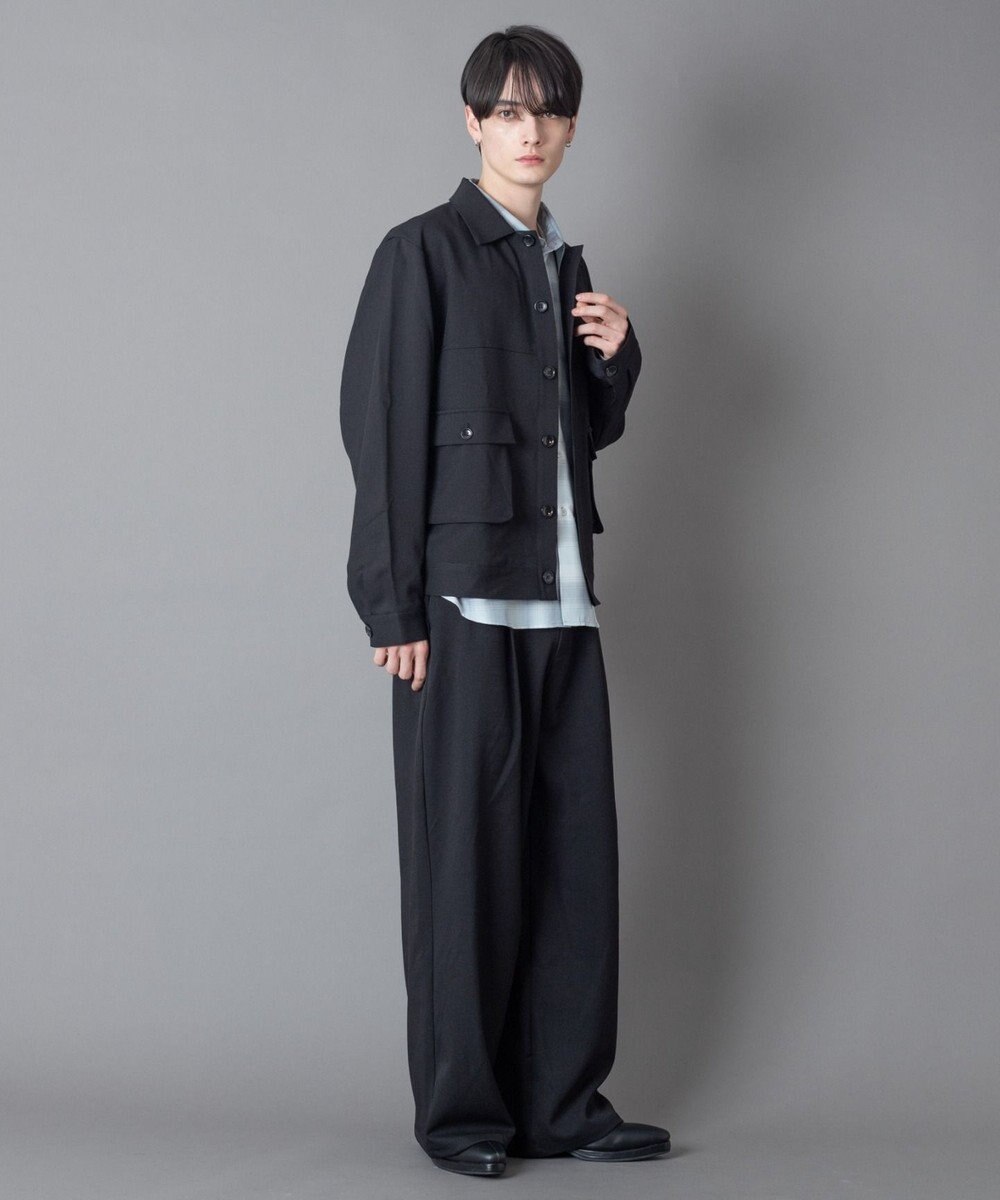 WEGO 【ユニセックス着用ITEM】ダブルポケットショートジャケット 