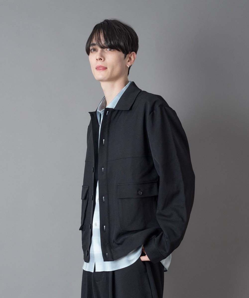 WEGO 【ユニセックス着用ITEM】ダブルポケットショートジャケット 