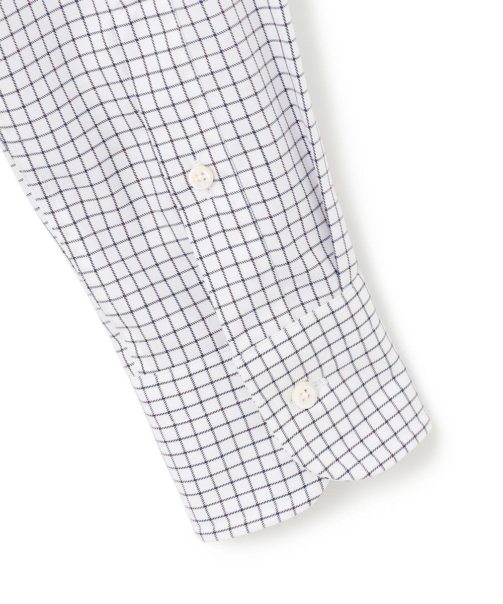 J.PRESS MEN 【KING SIZE】【PREMIUM PLEATS / 形態安定】スーピマコットンタッタソールチェック シャツ/B.D. 