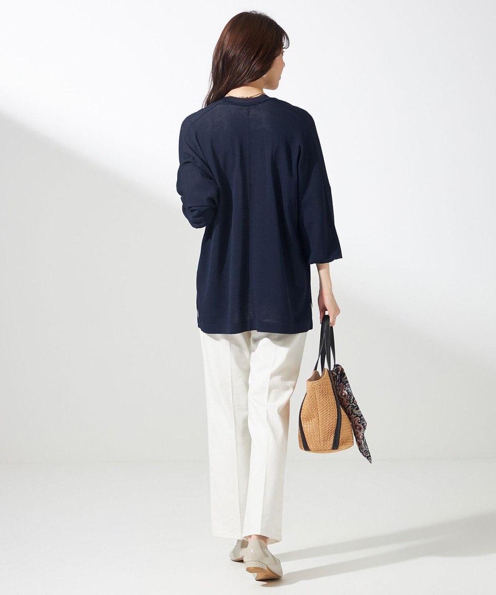 ANY SIS 【接触冷感・UVケア・洗える】着流し カーディガン 