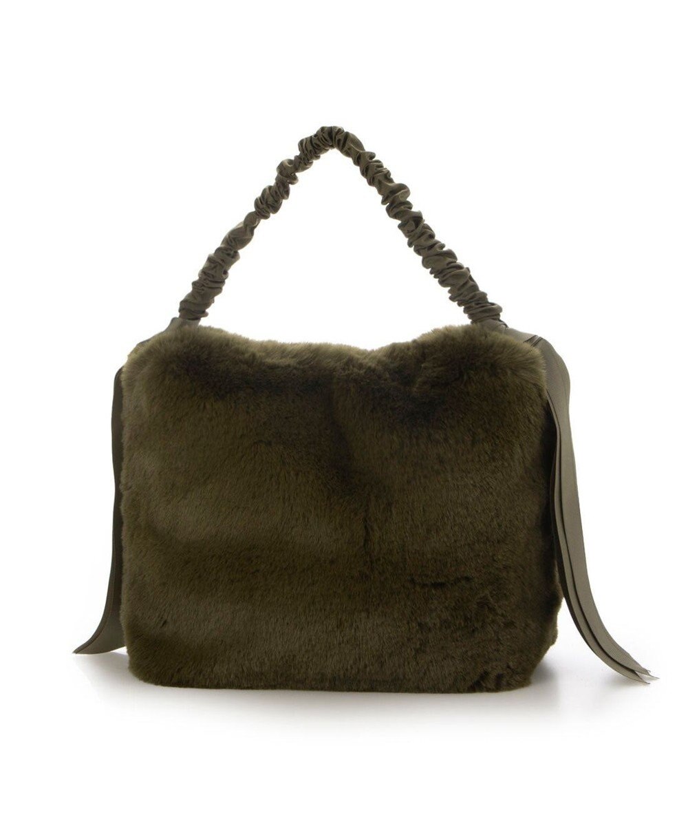 UNBILLION カシュカシュ cachecache / 下がりグログランワンハンドルエコファートート 