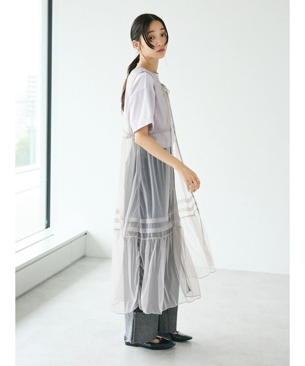 CRAFT STANDARD BOUTIQUE 接触冷感/抗菌防臭/ 前後2WAY半袖スクエアネックTee 