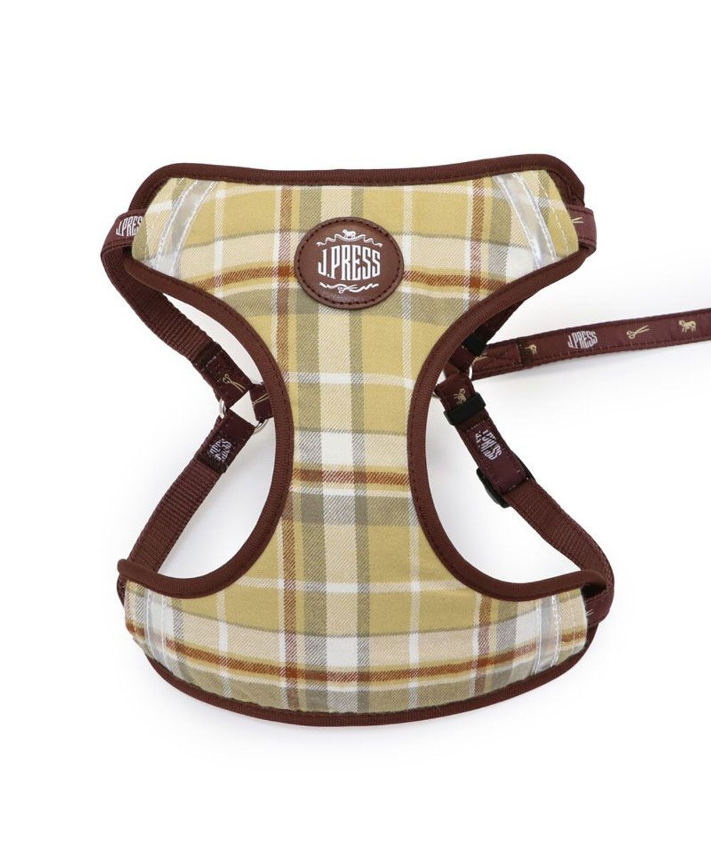 PET PARADISE J.PRESS ハーネス＆リード フランネル 《チェック柄》 Ｓ 小型犬 