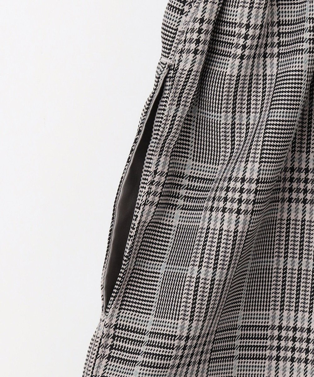 ANY KIDS フリル チェック サロペット 