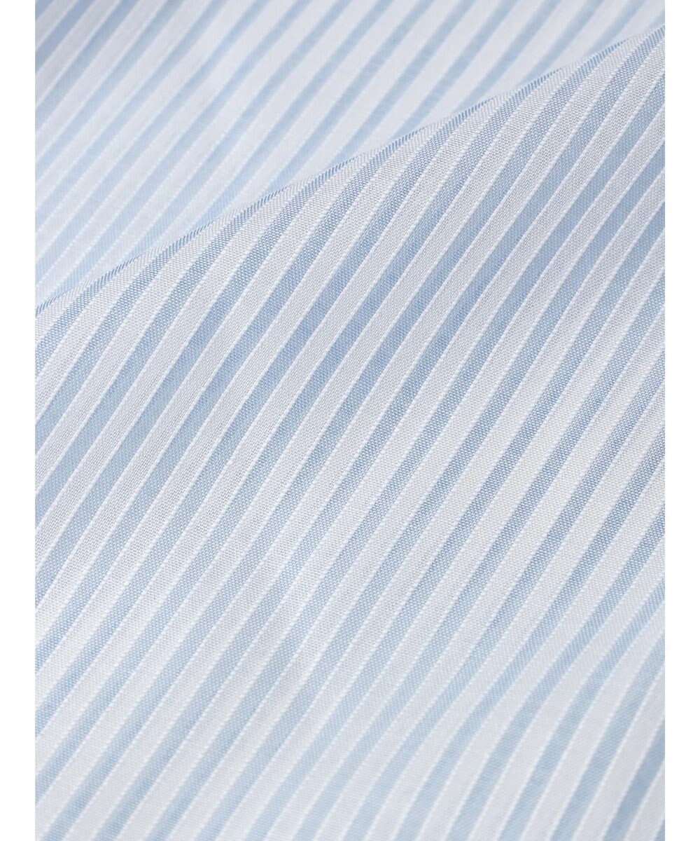 earth music&ecology 袖スリットリボンロングシャツ 