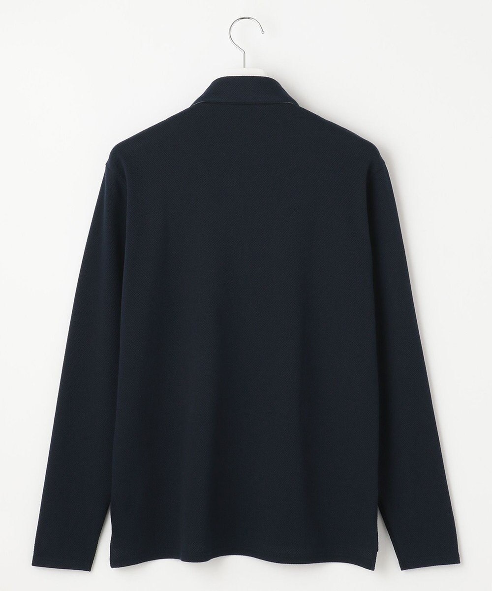 23区GOLF 長く愛せる定番人気！【MEN】【日本製】ハニカムカノコ 長袖ポロシャツ 