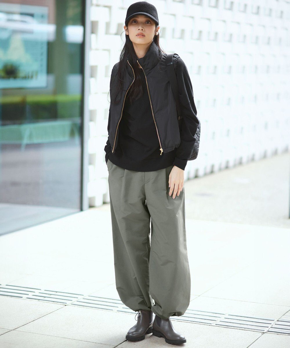 23区 L 【WEB限定カラーあり/洗える】ウーステッドウール ワイドシルエット ニット 