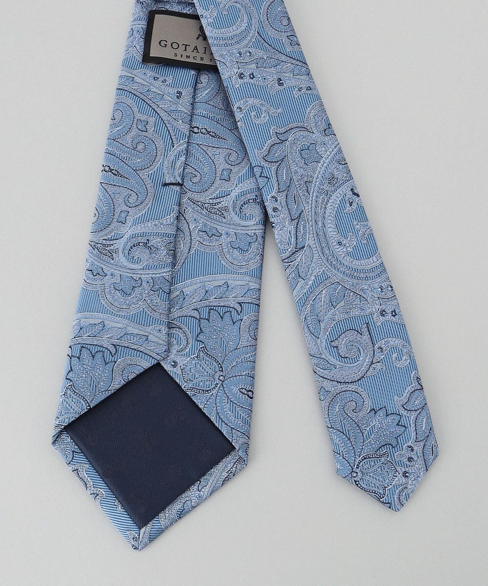 GOTAIRIKU 【日本製】西陣ネクタイ_サックスブルー系 