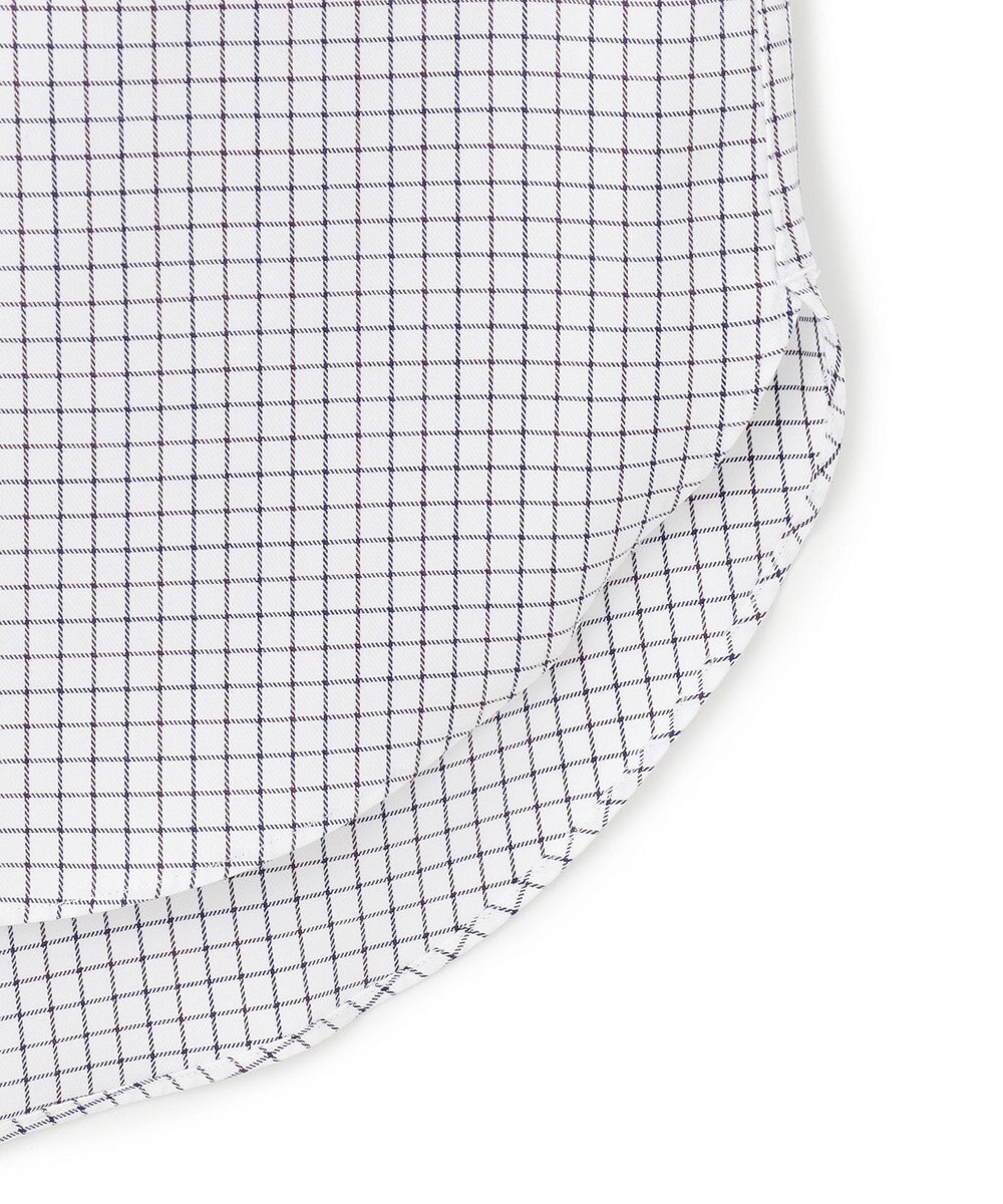 J.PRESS MEN 【KING SIZE】【PREMIUM PLEATS / 形態安定】スーピマコットンタッタソールチェック シャツ/B.D. 