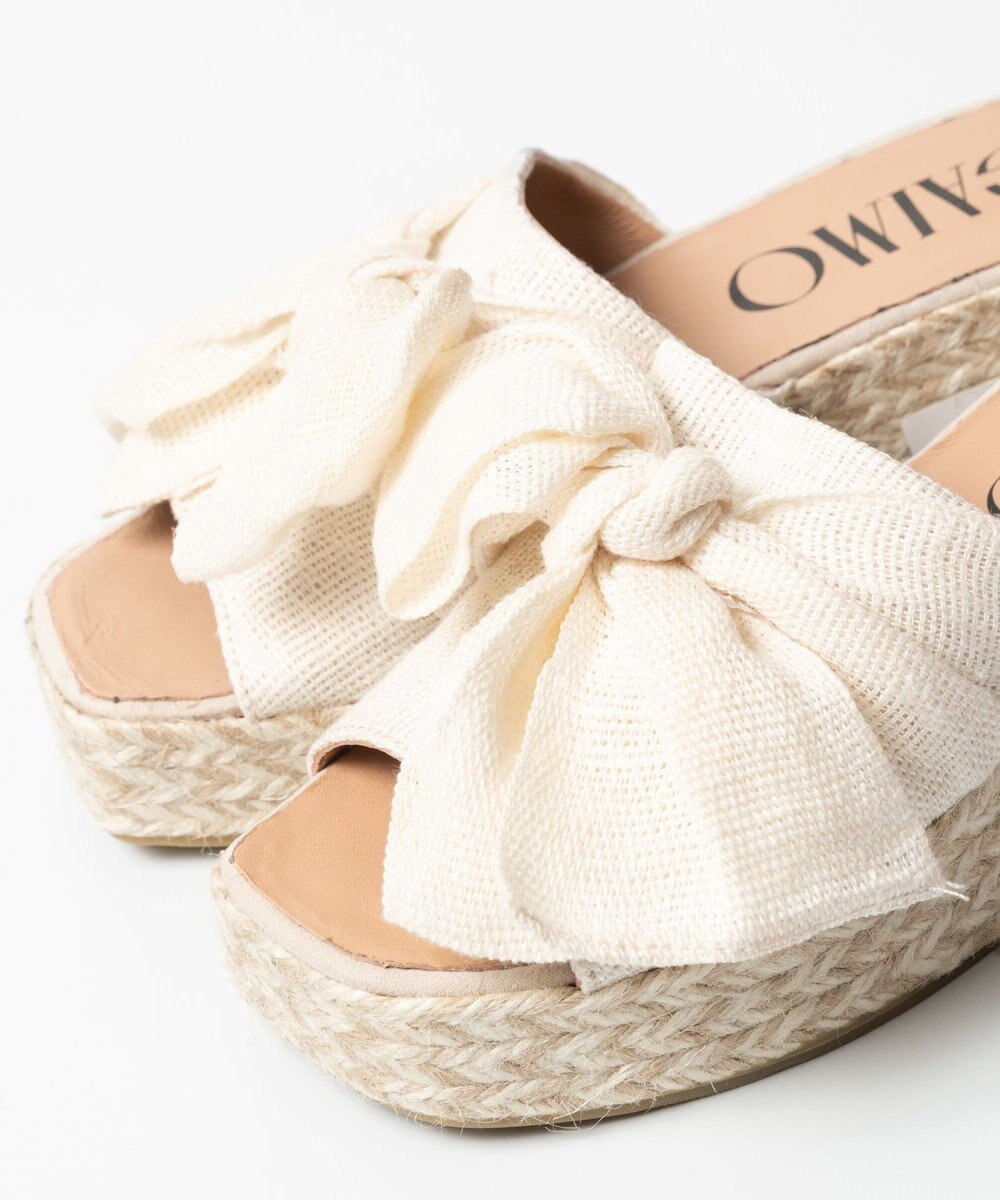gaimo 【GAIMO/ガイモ】リネンリボン付きジュート厚底サンダル/CELIA-RS 