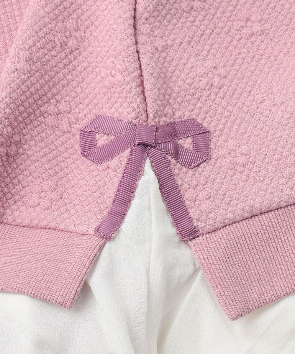 組曲 KIDS 【150-160㎝】フラワーキルト トレーナー 