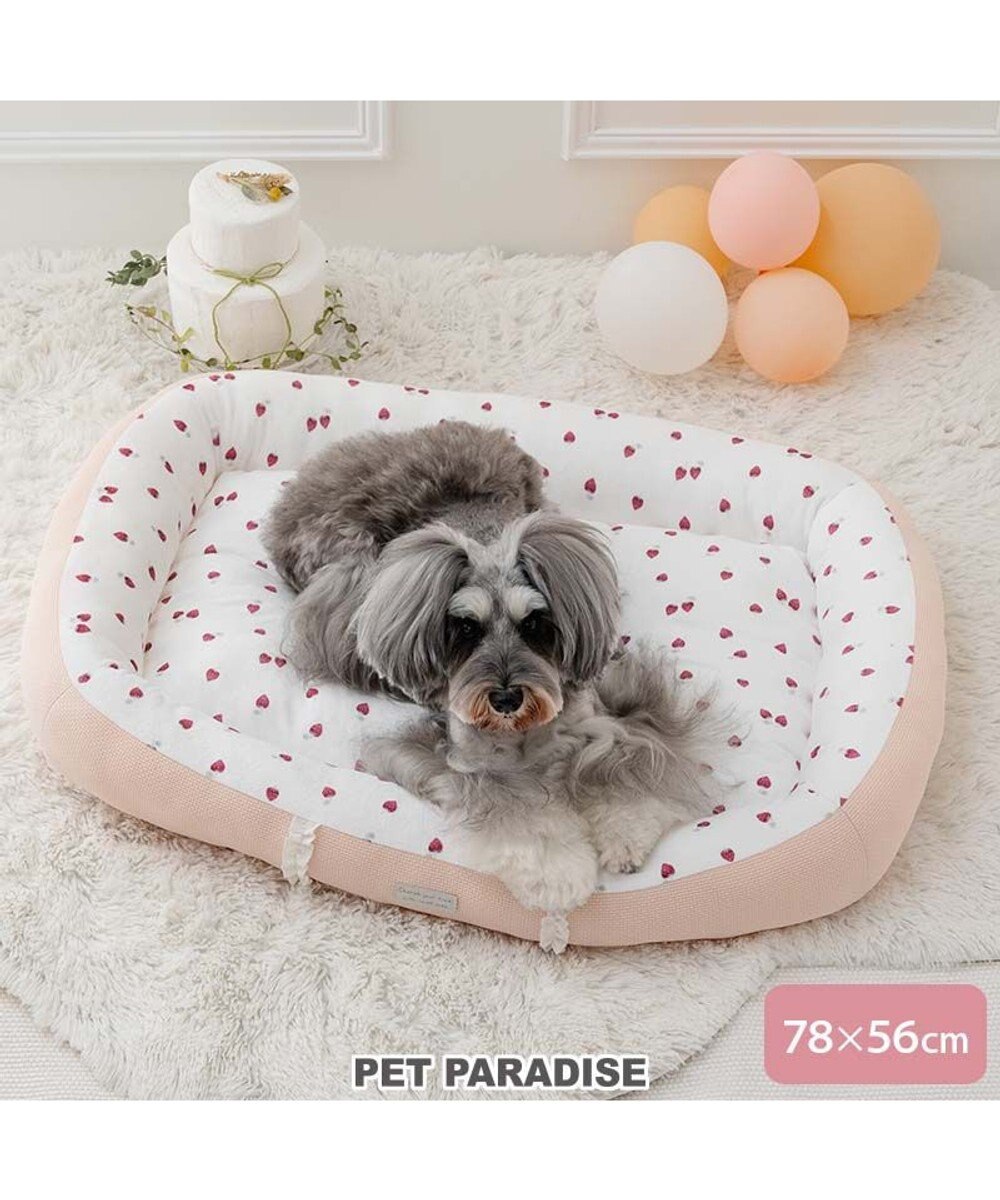 PET PARADISE ペットパラダイス いちご フリルカドラー  Ｌ 57×45cm 