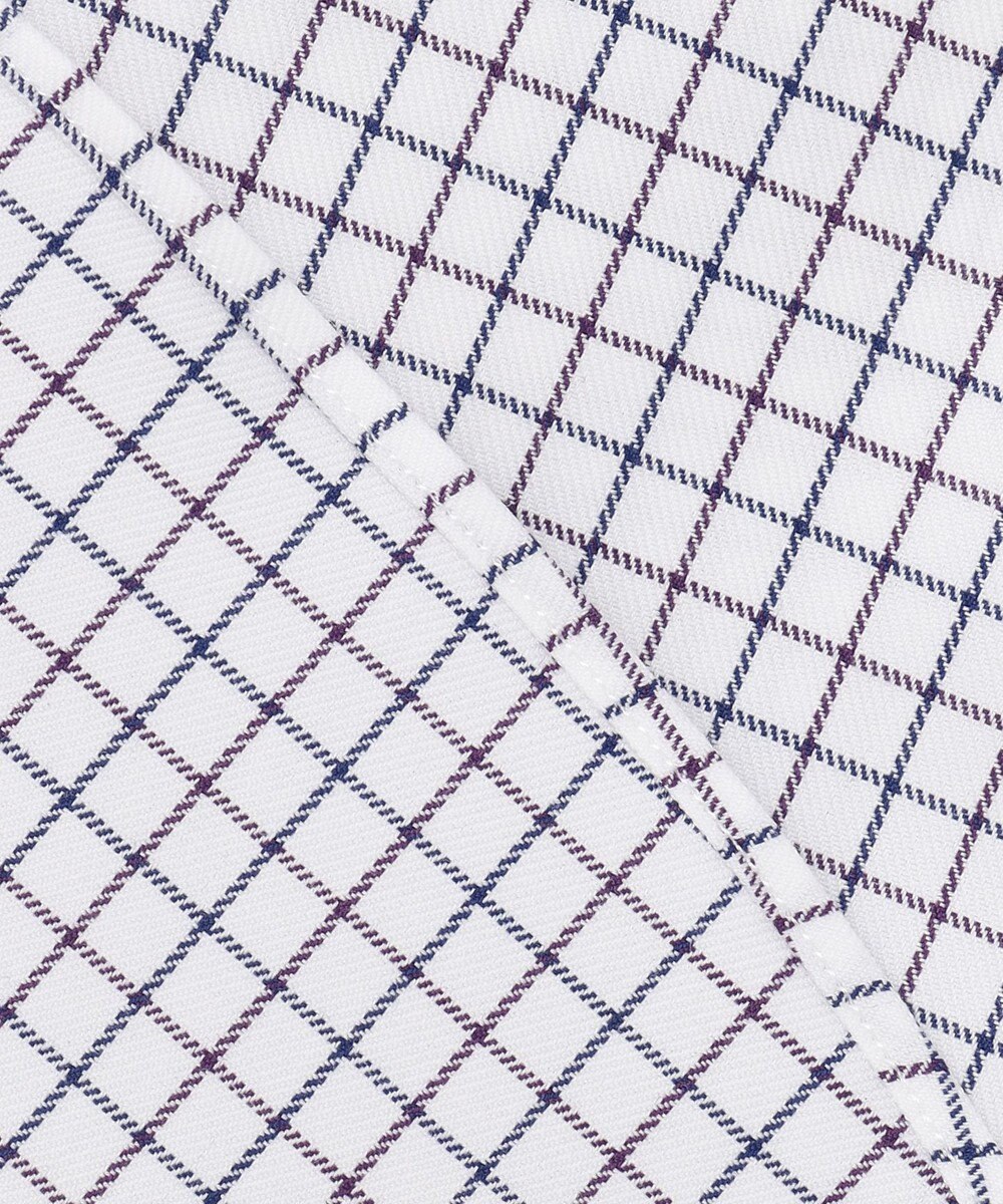 J.PRESS MEN 【KING SIZE】【PREMIUM PLEATS / 形態安定】スーピマコットンタッタソールチェック シャツ/B.D. 