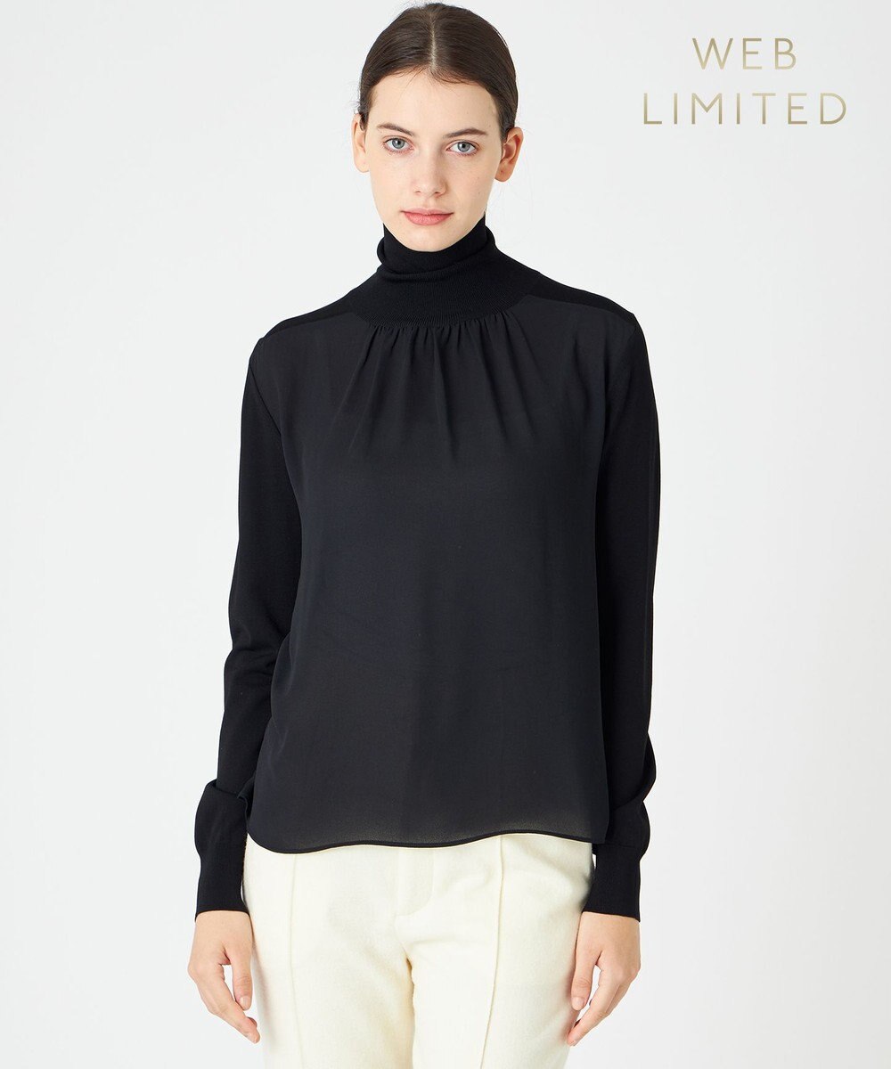 BEIGE， 【WEB限定】KINABALU / ジョーゼットニット 