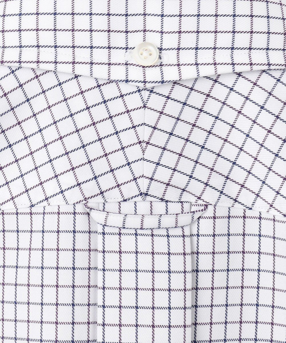 J.PRESS MEN 【KING SIZE】【PREMIUM PLEATS / 形態安定】スーピマコットンタッタソールチェック シャツ/B.D. 