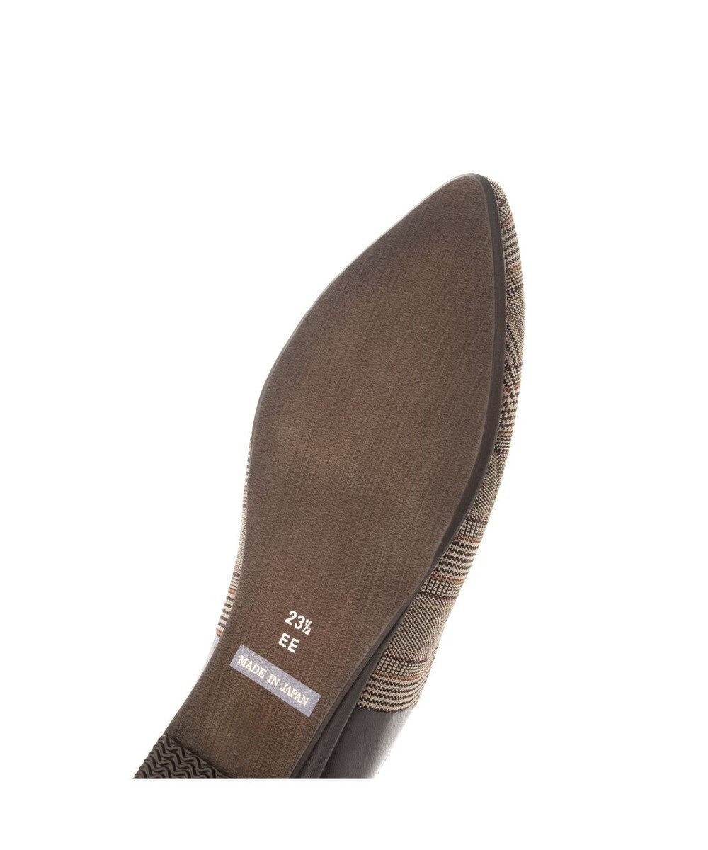 ing <ing>アシンメトリーカットフラットパンプス 