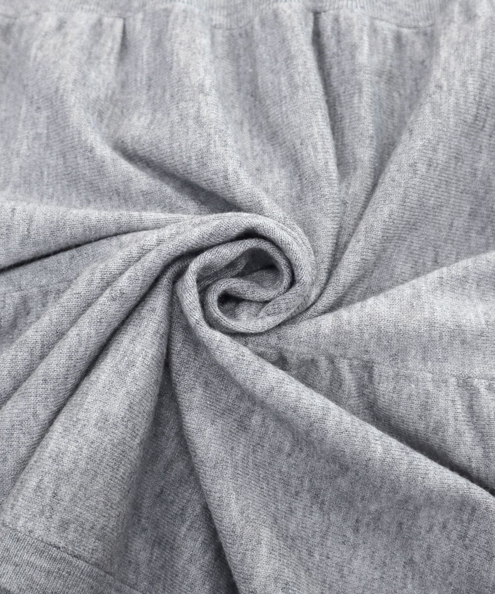 Tiaclasse L 【洗える】大人華やぐ2段ティアードニットチュニック 