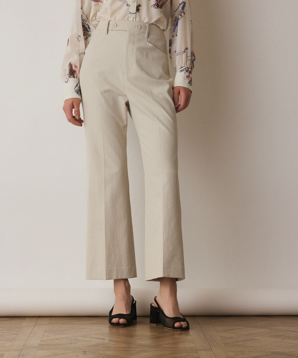 GRACE CONTINENTAL ストレッチフレアパンツ 