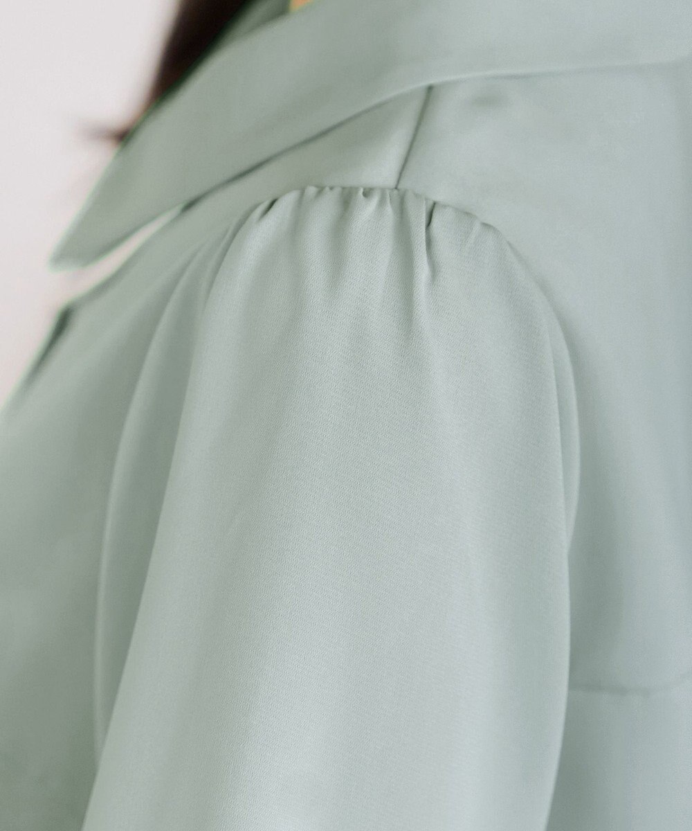 Tiaclasse レイヤードカラーブラウス 