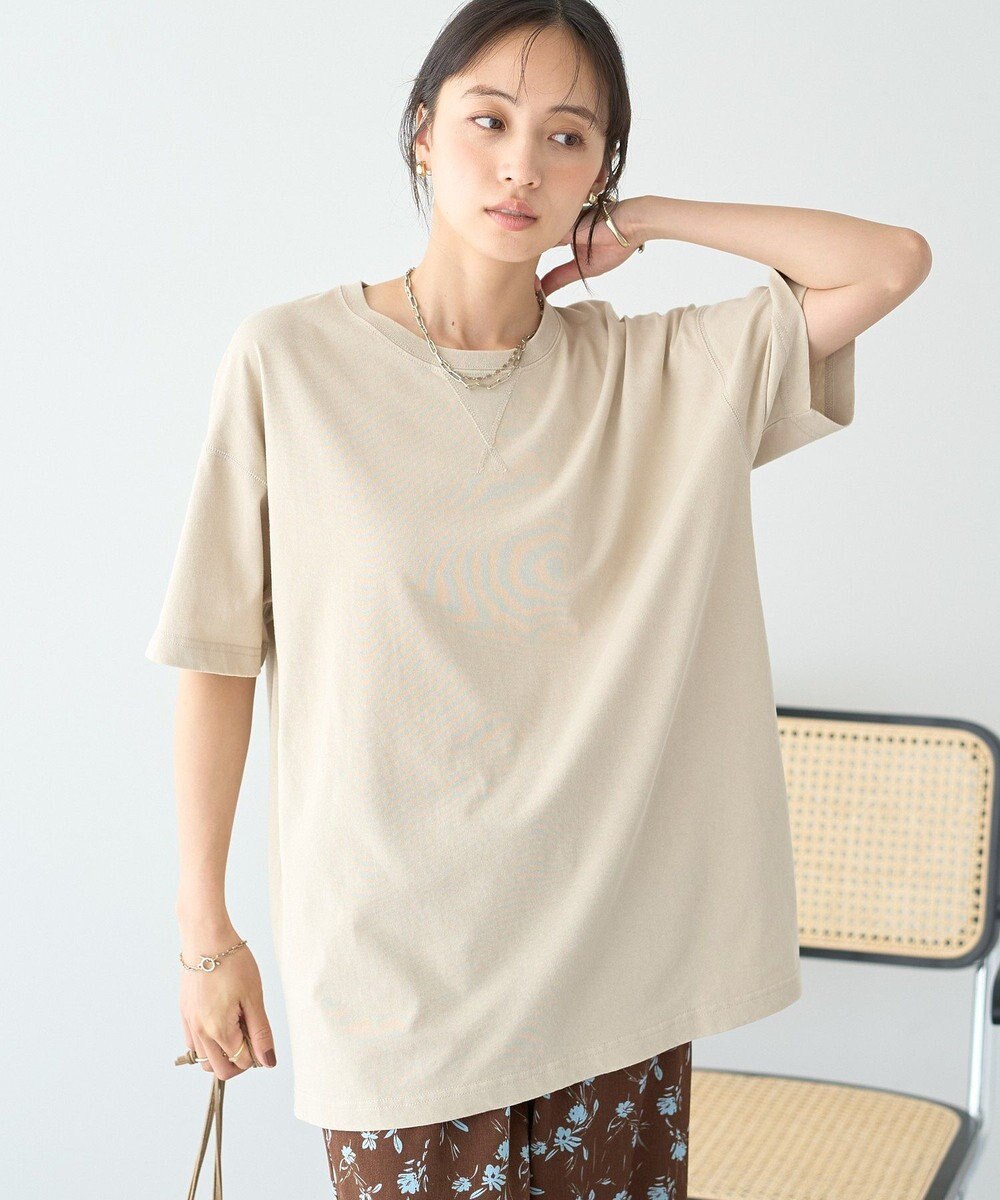 earth music&ecology ピグメント風Tシャツ 