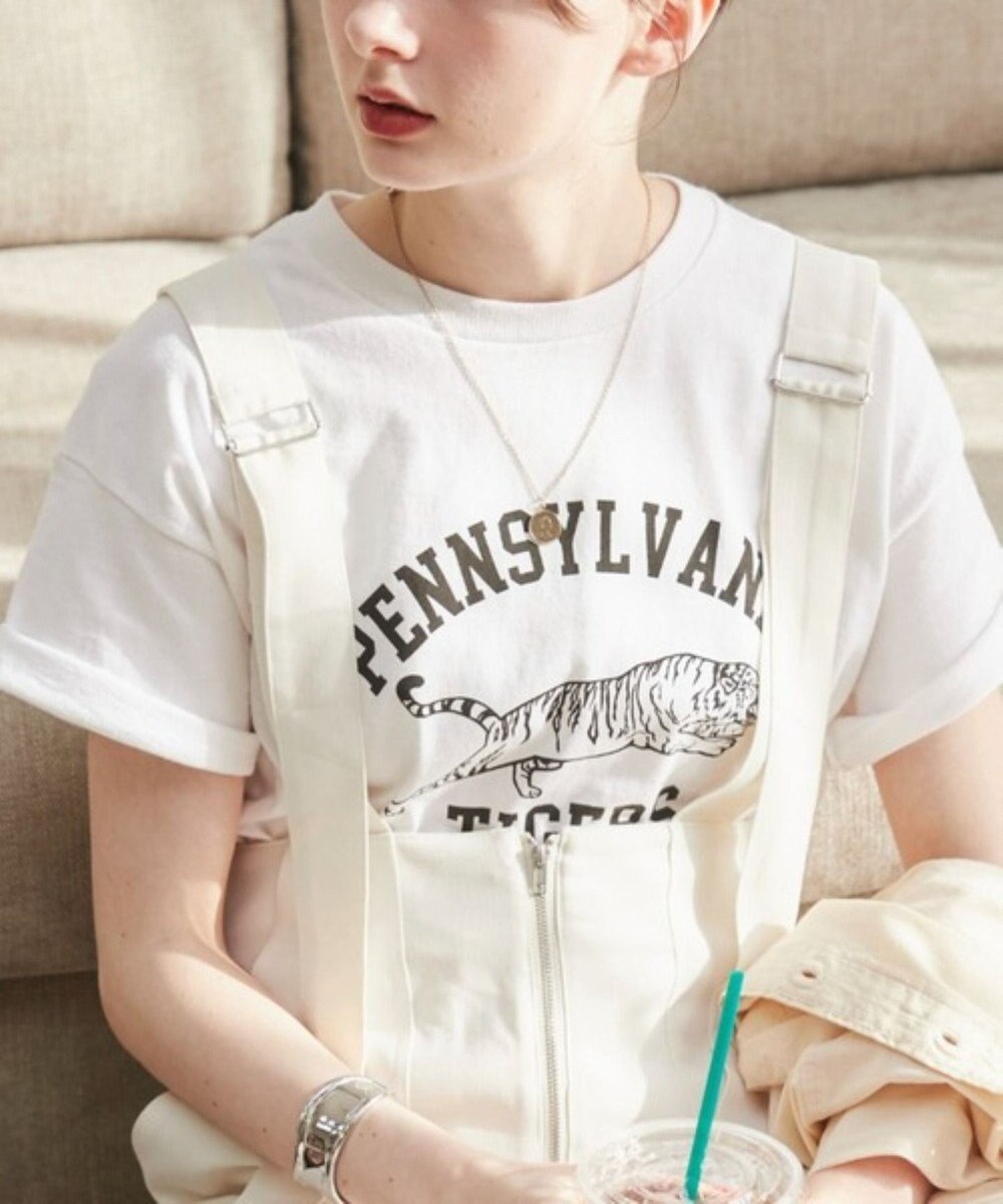 WEGO 【ANGIE VINTAGE】カレッジロゴプリントTee 