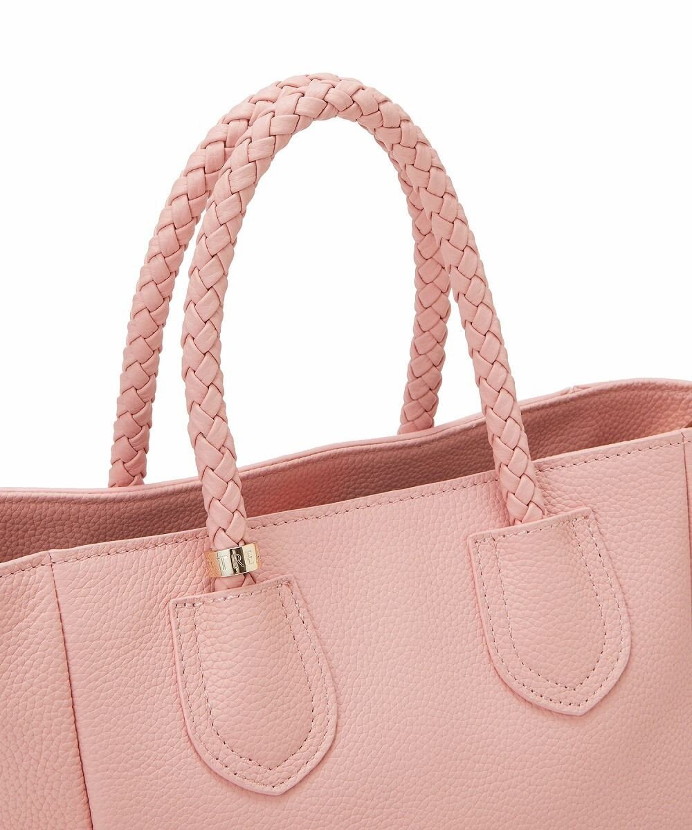 TOPKAPI 【ドラマ着用】【TREASURE TOPKAPI】シュリンクレザー メッシュハンドル ショルダー付き ミニ トート バッグ 