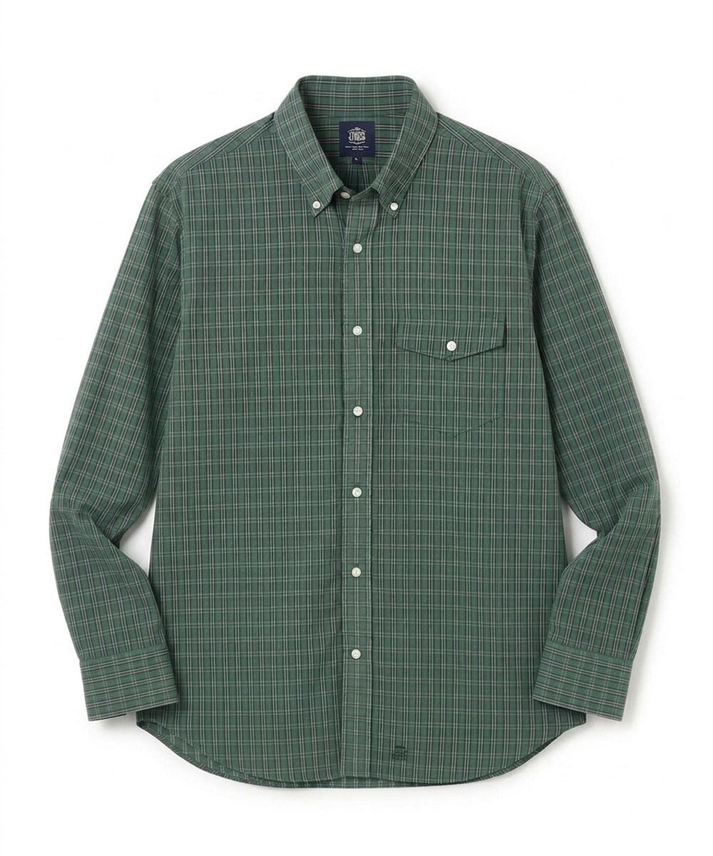 J.PRESS MEN 【こだわりの逸品】シアージャカードチェック シャツ / B.D. 
