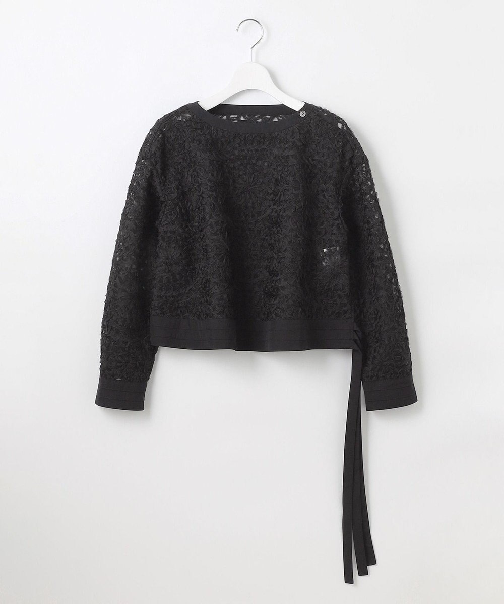 23区 【GOLD LABEL】オーガンジーテープエンブロイダリー ブラウス 