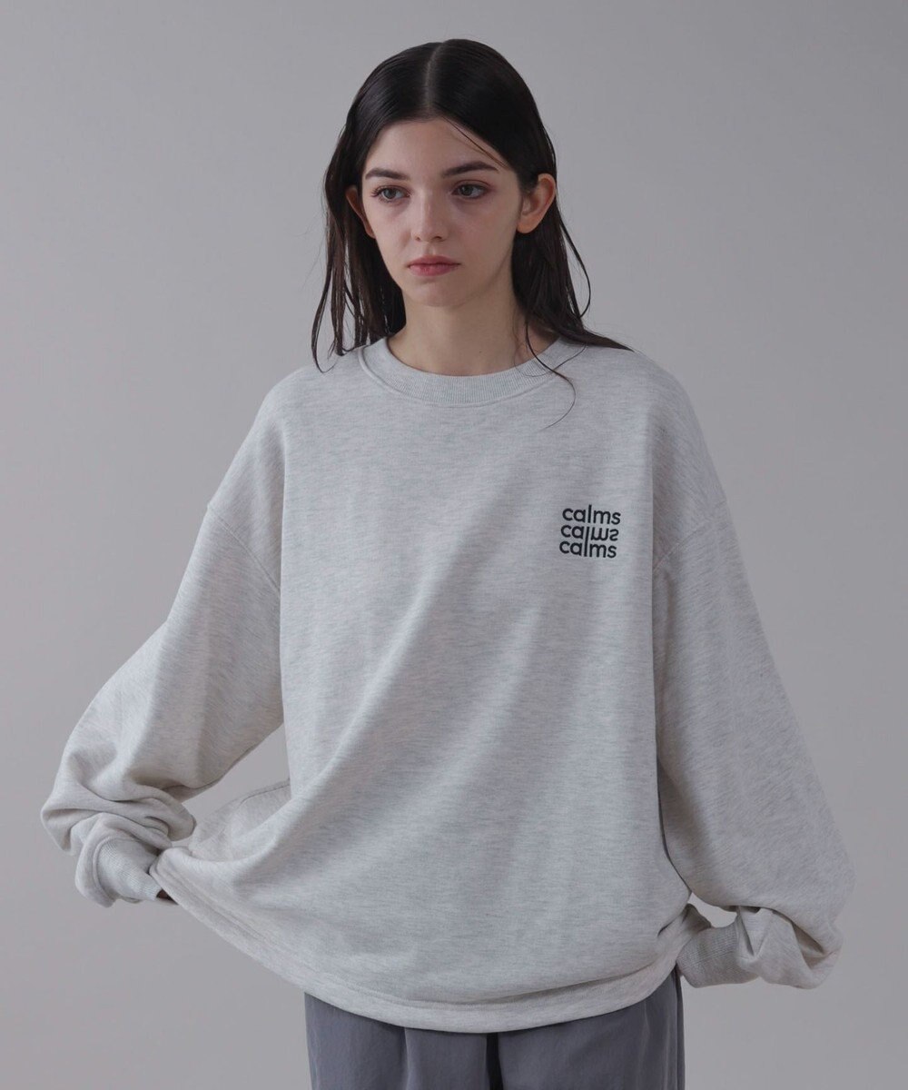 WEGO 【ユニセックス着用ITEM】ショートドロストワンポイント刺繍プルオーバー 