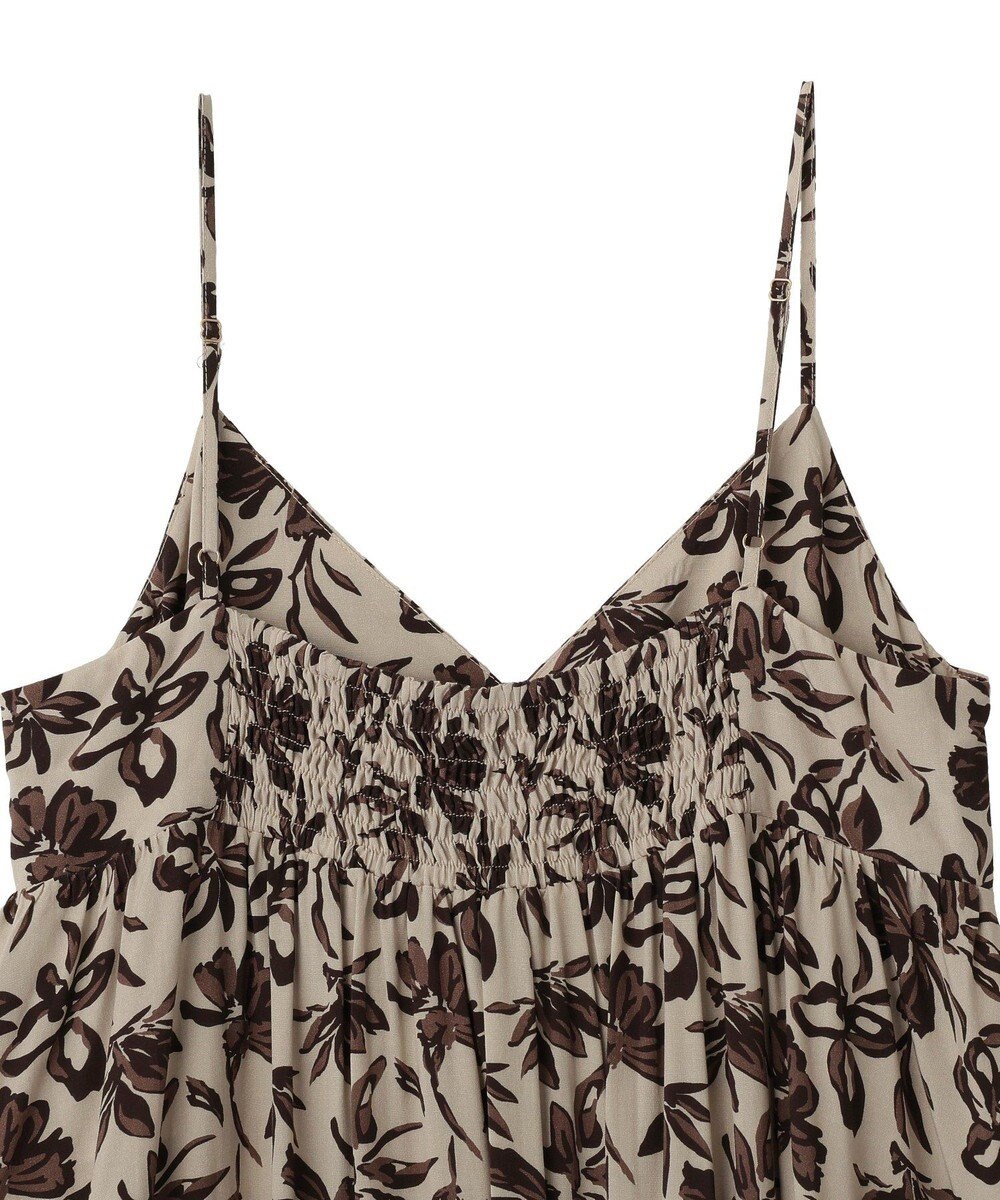 YECCA VECCA アートプリントキャミワンピース 