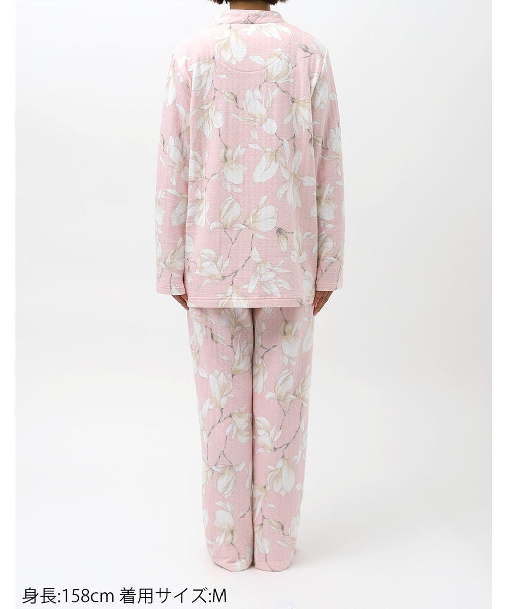 WACOAL パジャマ 長袖 長ズボン 綿混(本体) あったか レディース WDW438 /ワコール 