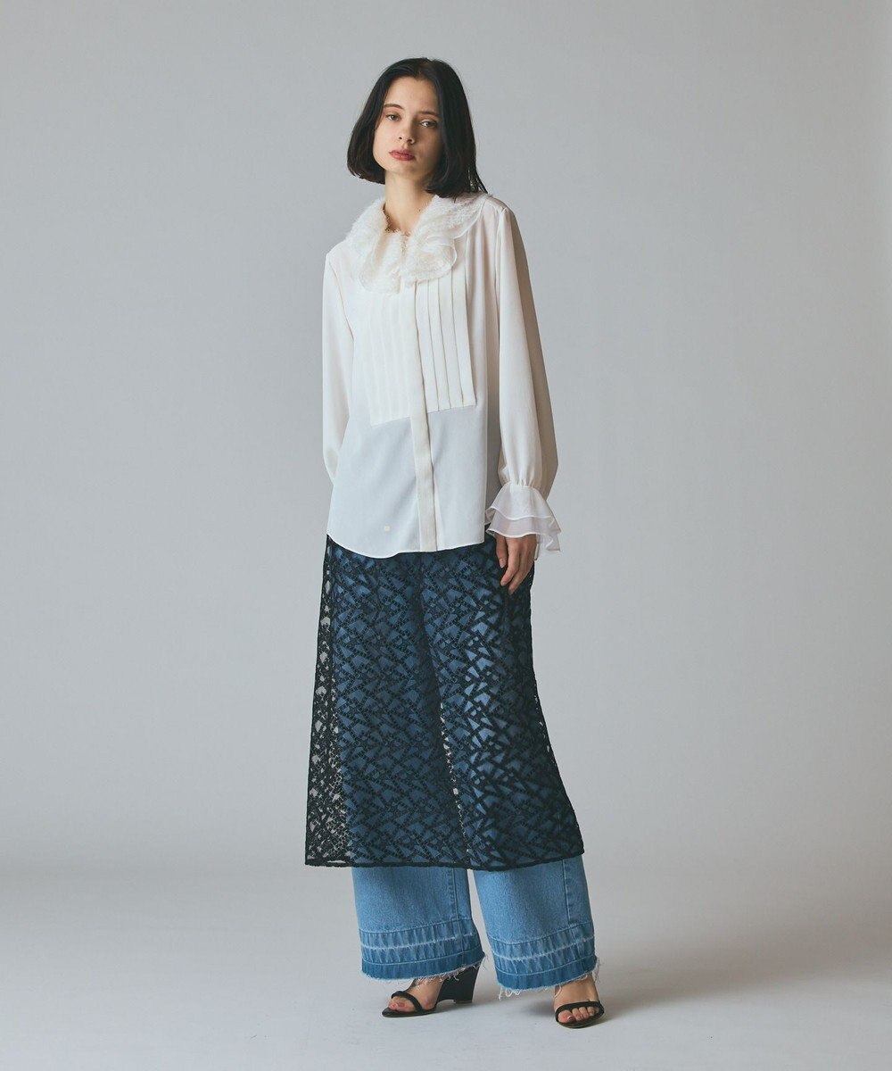 GRACE CONTINENTAL スターembチュールスカート 