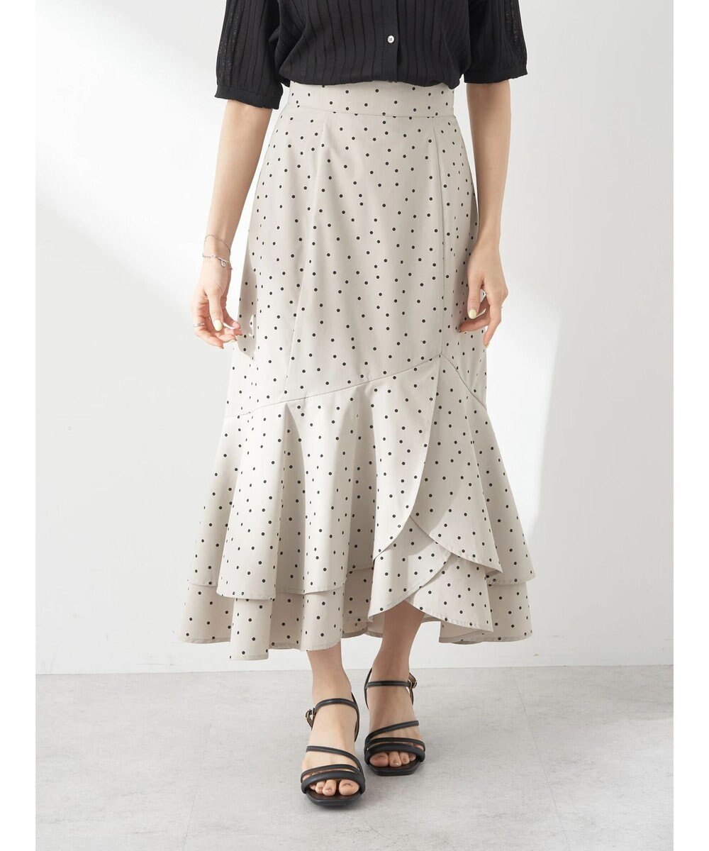 earth music&ecology チューリップヘムティアードスカート 