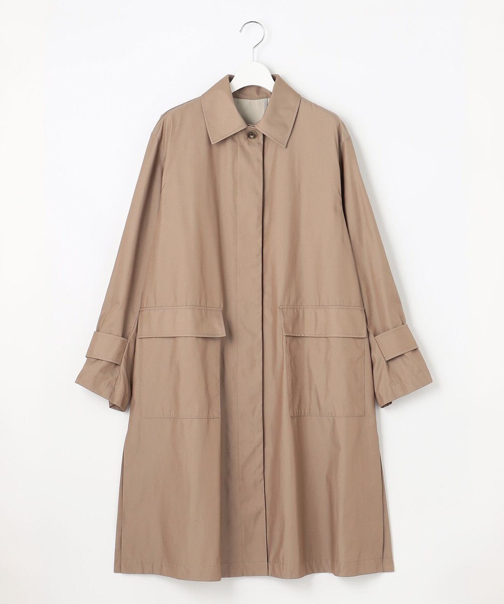 自由区 【XSサイズ～/洗える】リバーメモリー ステンカラーコート 