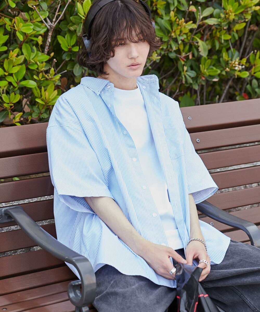 WEGO 【ユニセックス着用ITEM/シワになりにくい】イージーケアオックスフォードシャツ（S） 