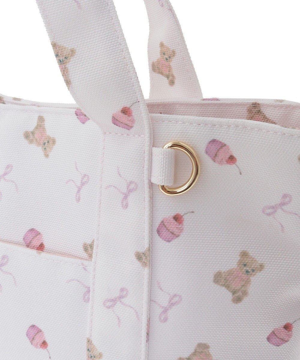 Maison de FLEUR ベア総柄2Wayトートバッグ 