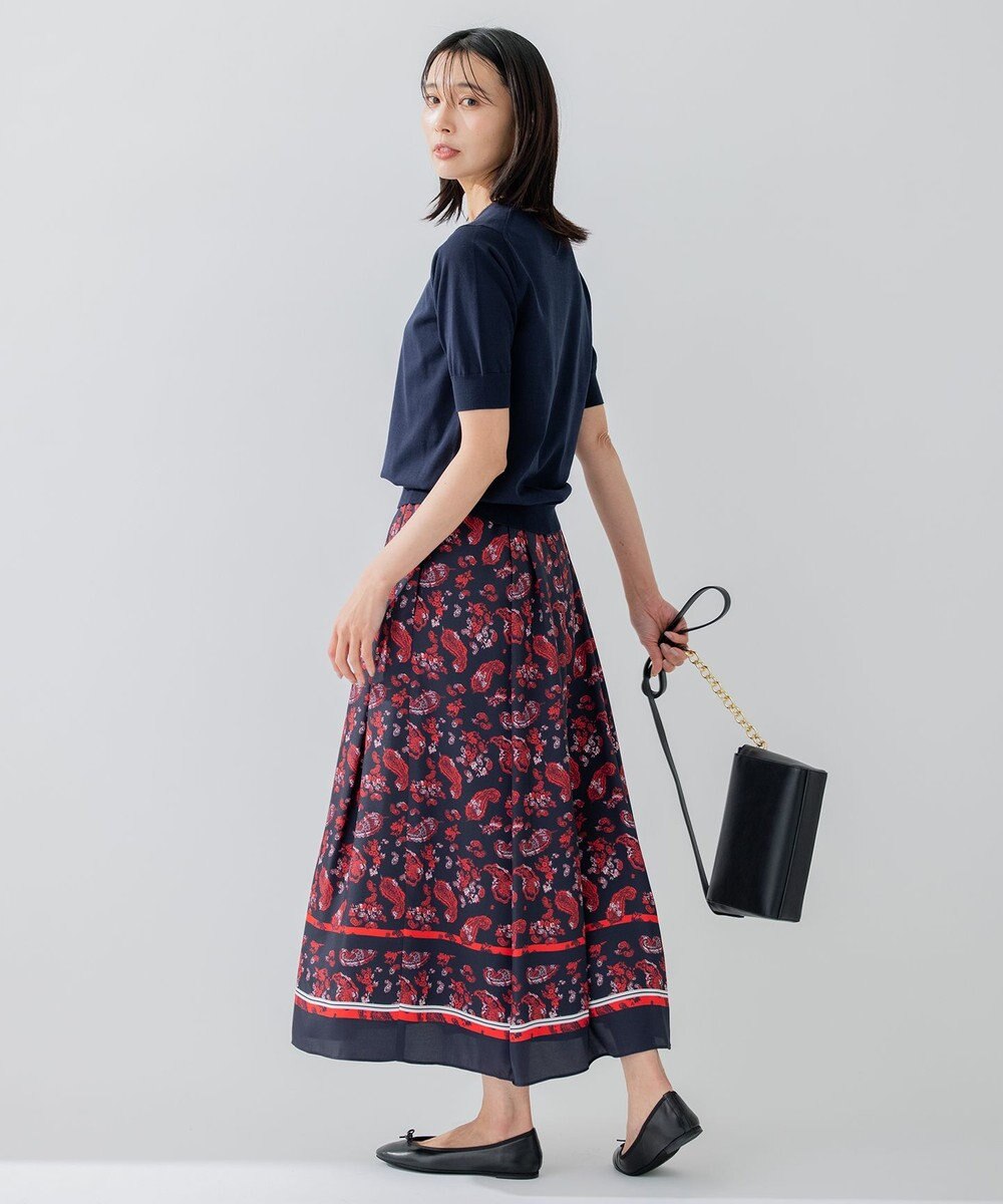 2,599,999円【洗える】スカーフパネルプリント スカート