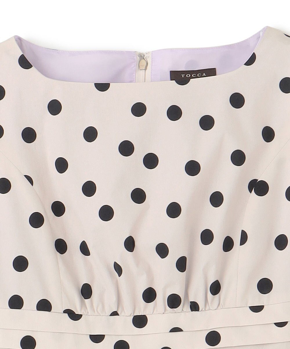 TOCCA 【再入荷！sweet掲載】【洗える・消臭】POLKA RAIN ドット柄ドレス 