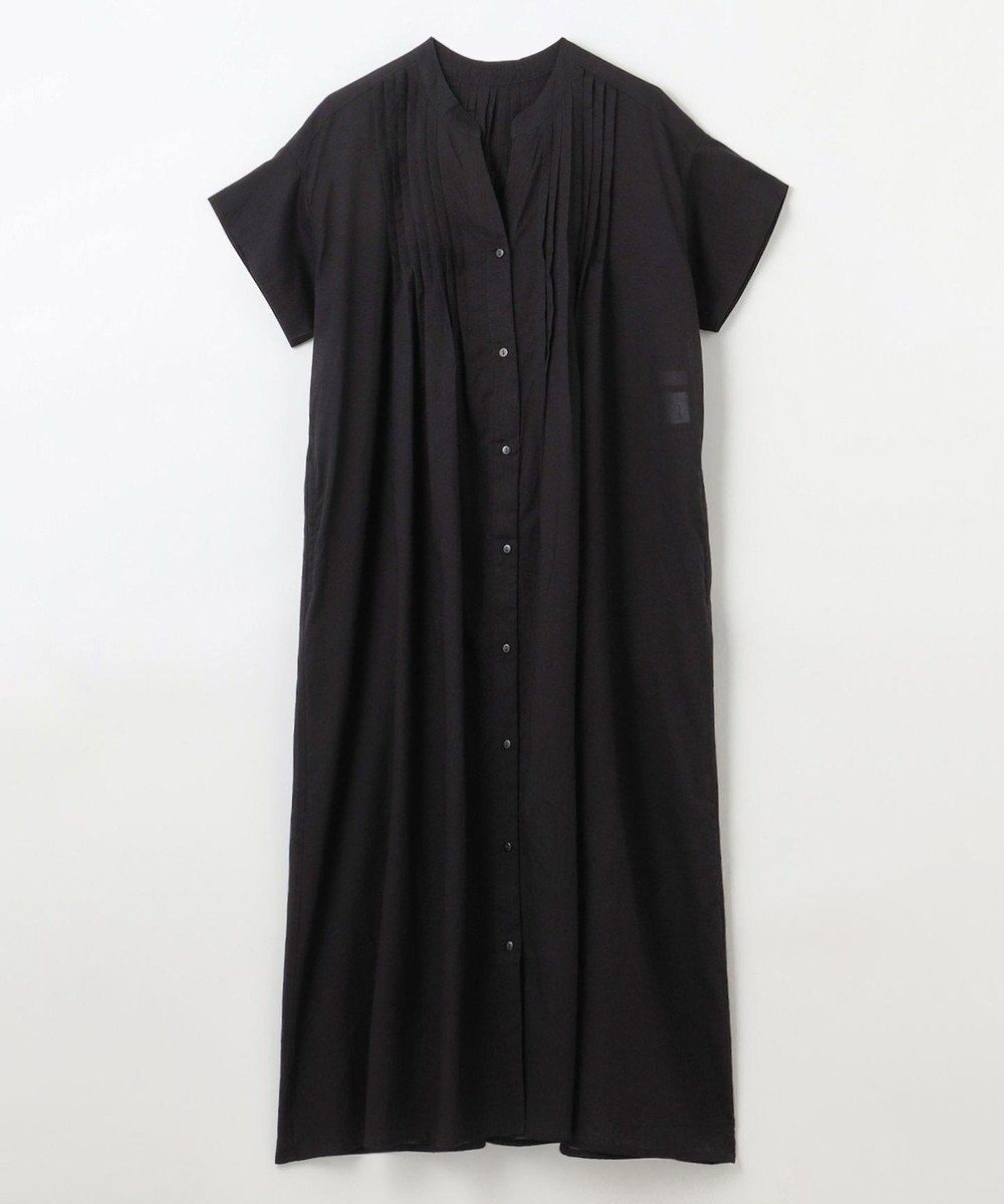 ANY L ピンタックデザインシャツワンピース 