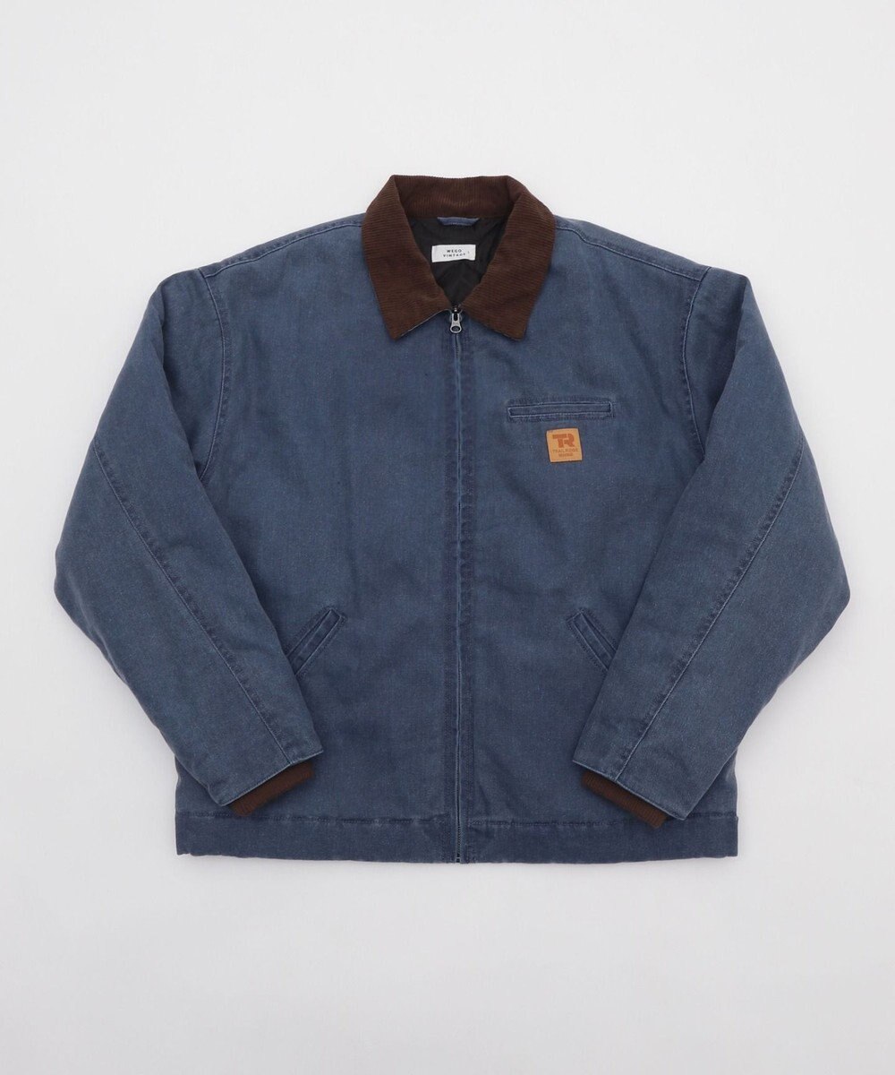 WEGO 【ユニセックス着用ITEM/MLサイズ展開】ワーカーズキルティングZIPジャケット 