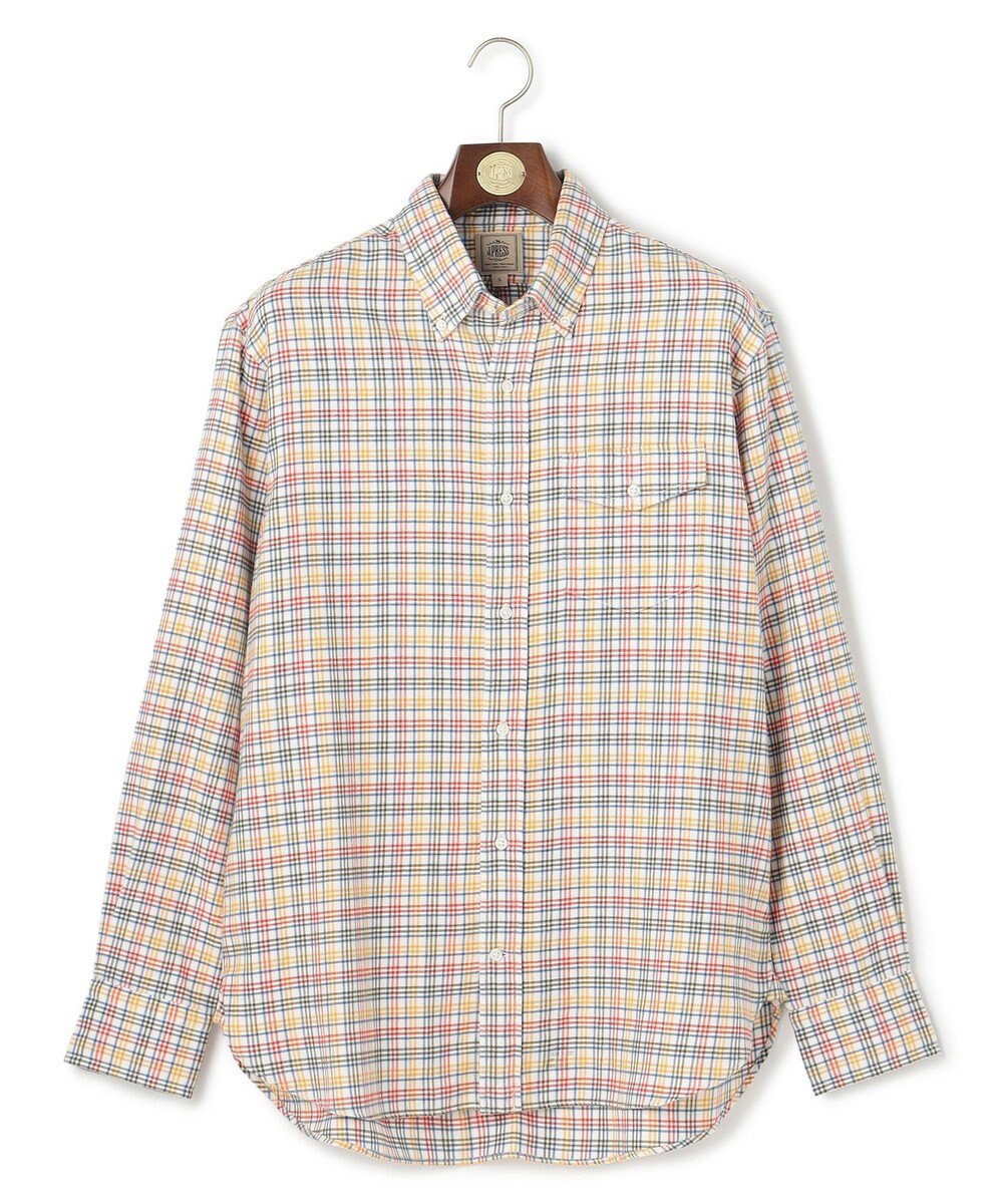 J.PRESS MEN テンセルミックスコットンネルシャツ / B.D. 