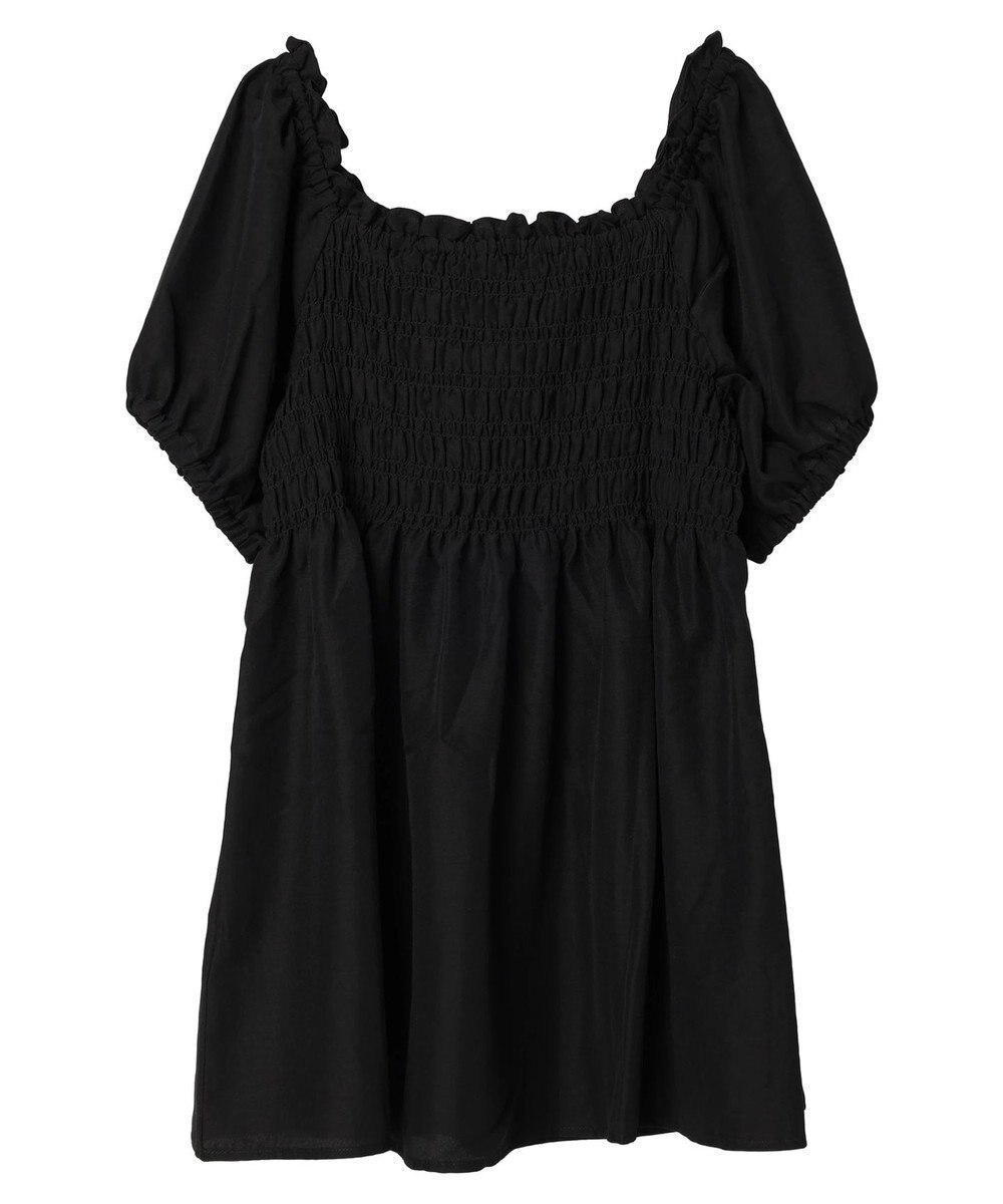 earth music&ecology ２ｗａｙショルダーシャーリングチュニック 