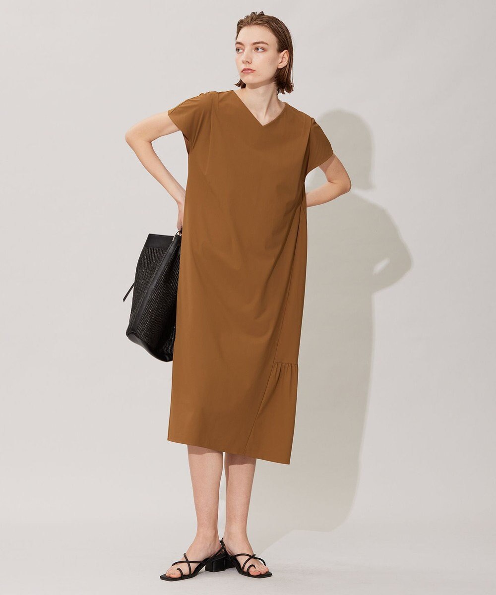 ICB 【接触冷感・UVカット・速乾・洗える】マットスキューバ ワンピース 